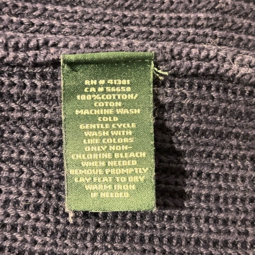Lauren Ralph Lauren Cotton Knit Long Hooded Open-front Cardigan w Pockets 1X - Picture 12 of 12